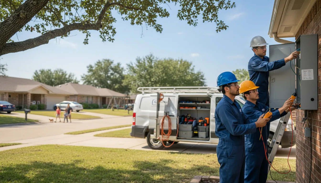 Certified electrician providing emergency electrical services in Dudley, GA